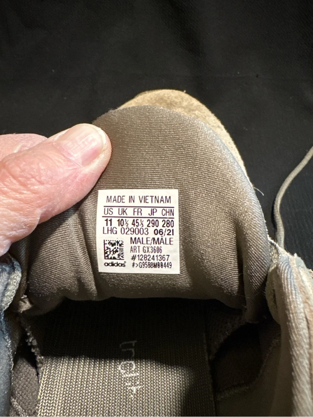 adidas Yeezy 500 Taupe Light GX3606 Size 11 Kanye West Authentic Sneakers